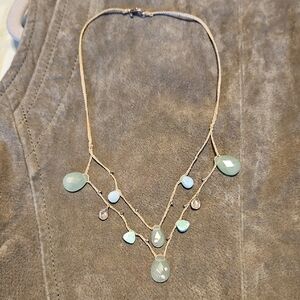 Silpada Green Beaded Necklace